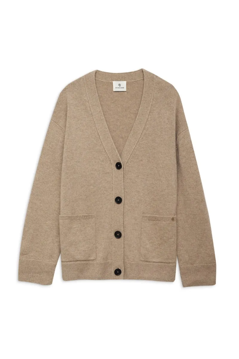 Jackson Cardigan - Brown Cashmere