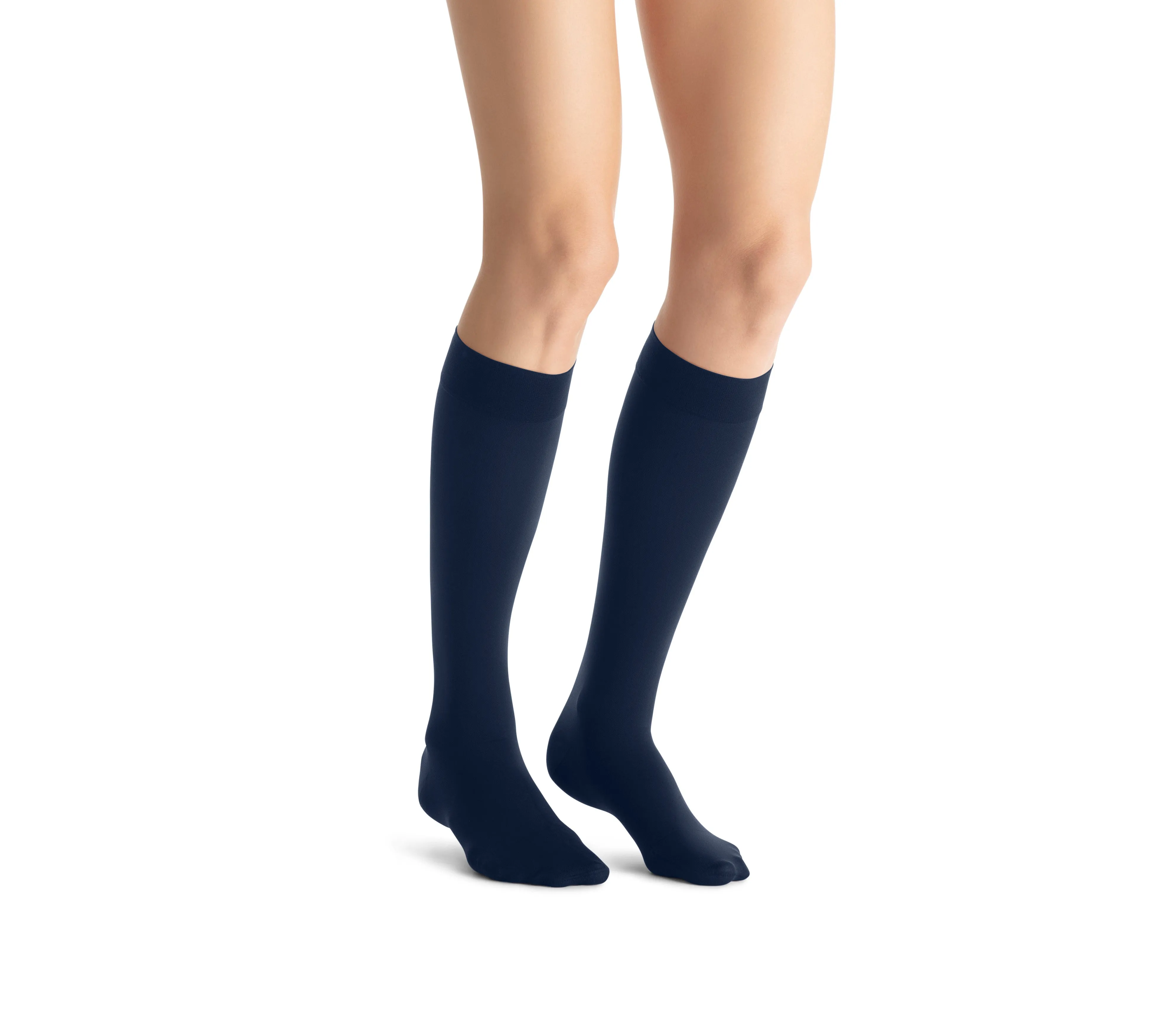 JOBST Opaque Compression Stockings 20-30 mmHg Knee High SoftFit Band Closed Toe