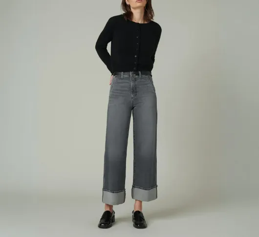 Joe's Jeans - Trixie Wide Leg Cuff Jean in Excitement