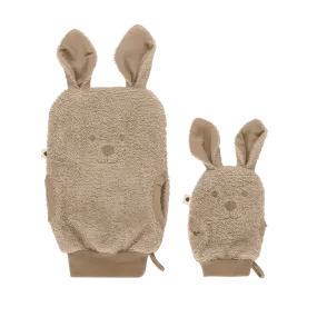Kangaroo Bath Mitts- Vanilla