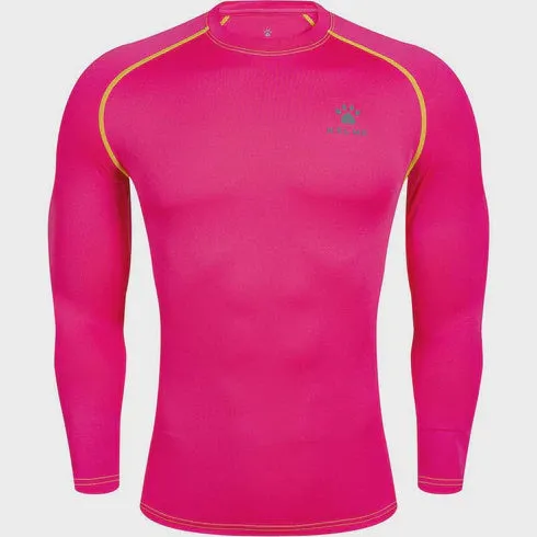 Kelme LS Compression Top- Fluro Pink