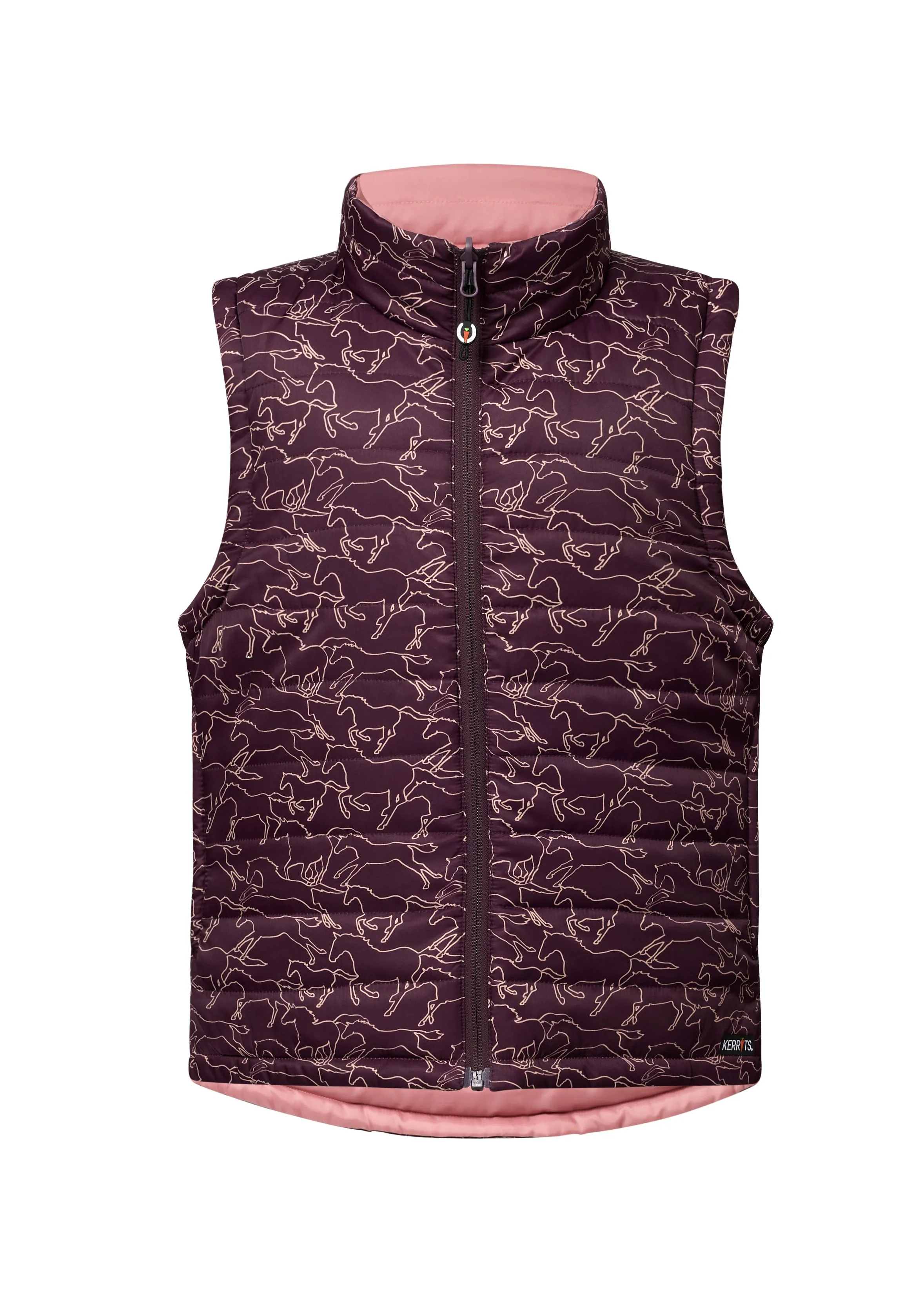 Kerrits Kids Round Up Reversible Quilted Vest