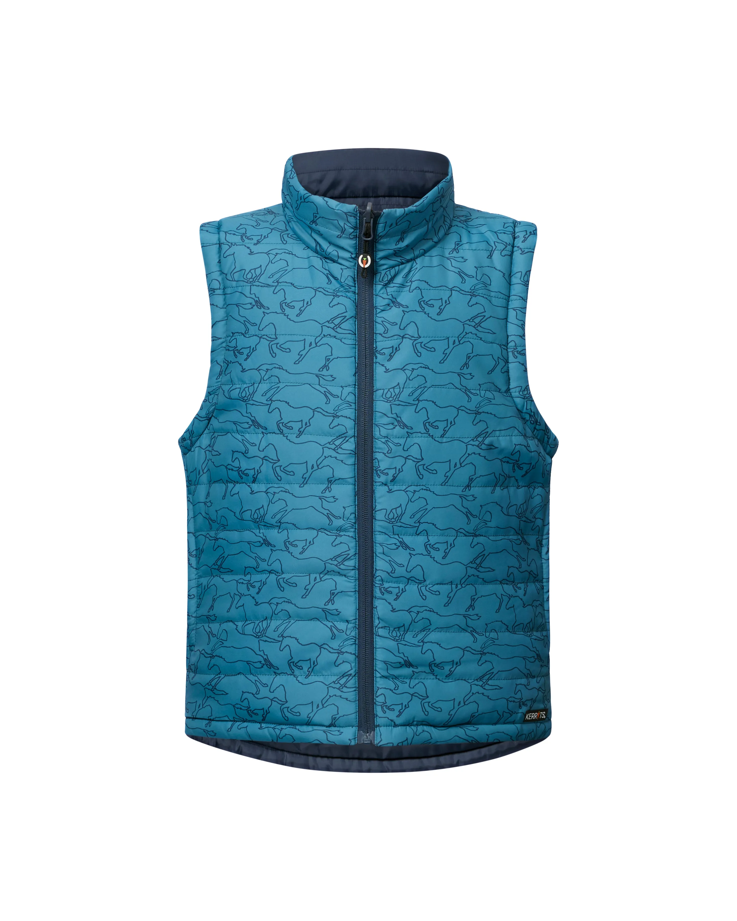 Kerrits Kids Round Up Reversible Quilted Vest