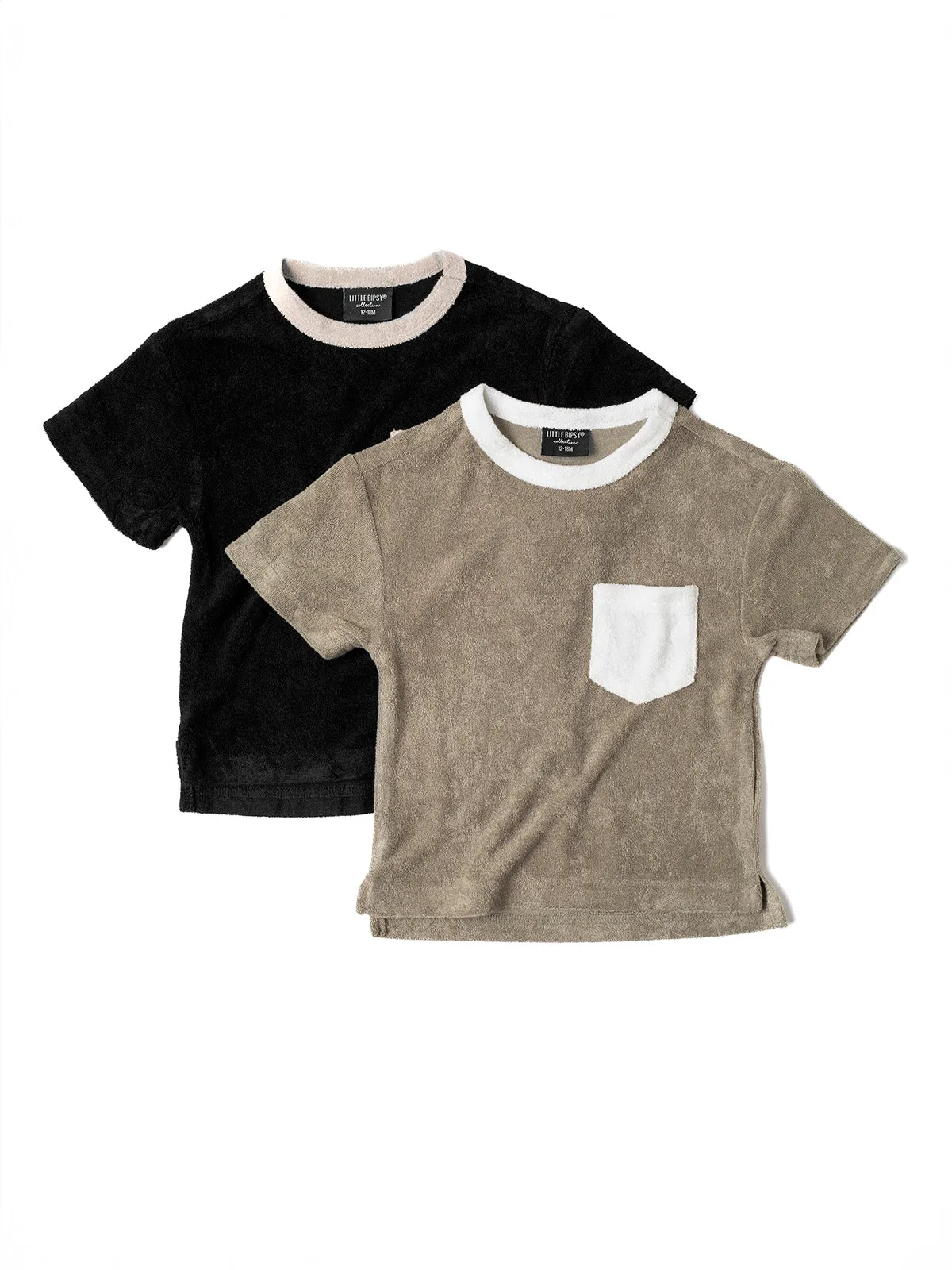Khaki Green Terry Cloth Tee