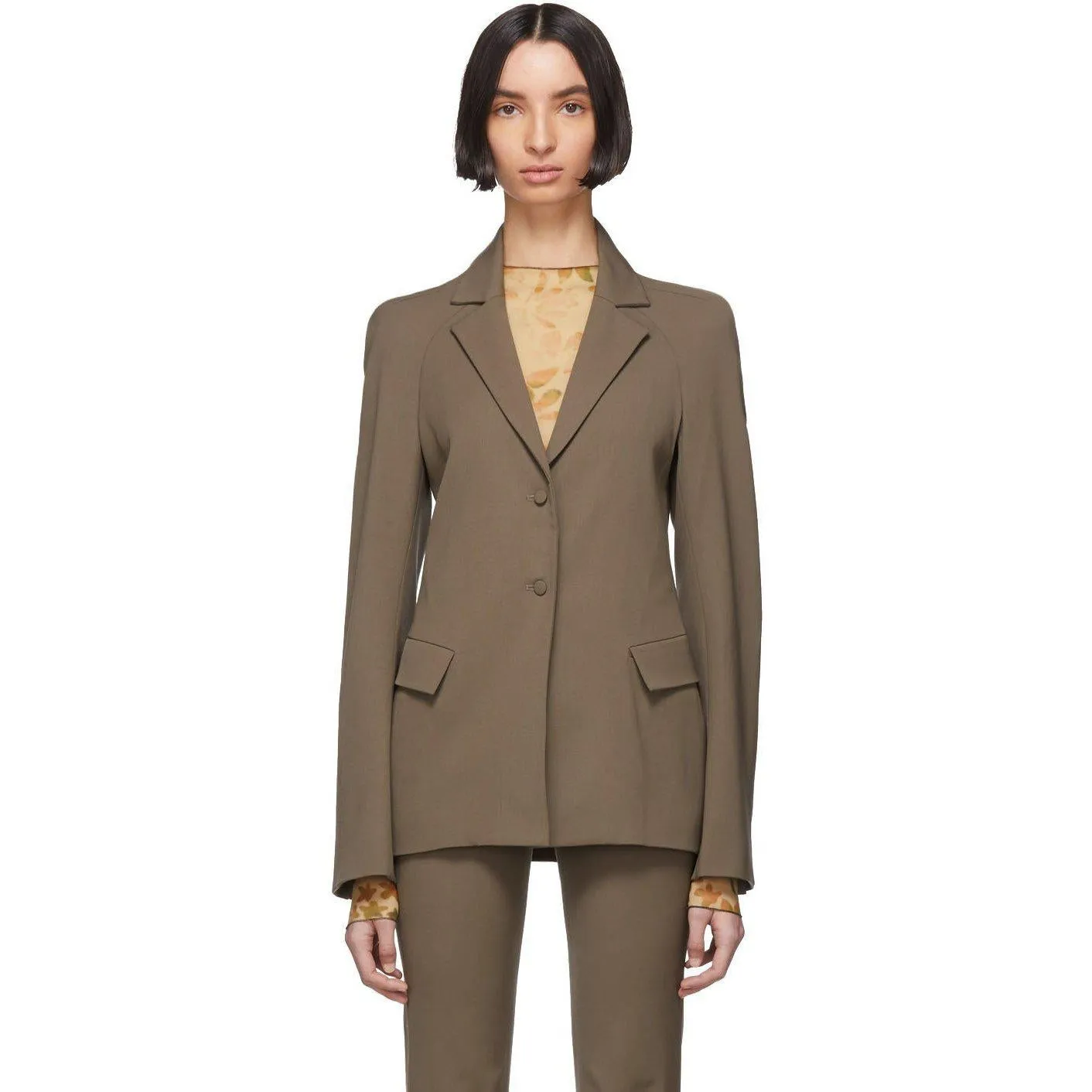 KNWLS Grey Wool Exos Blazer