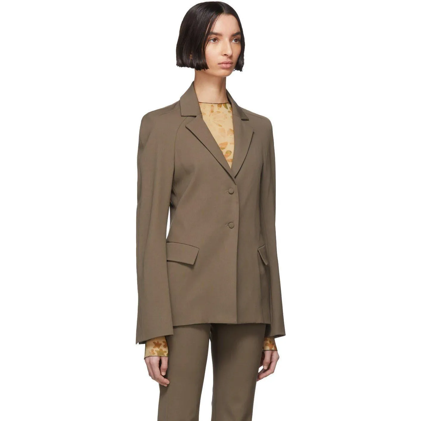 KNWLS Grey Wool Exos Blazer
