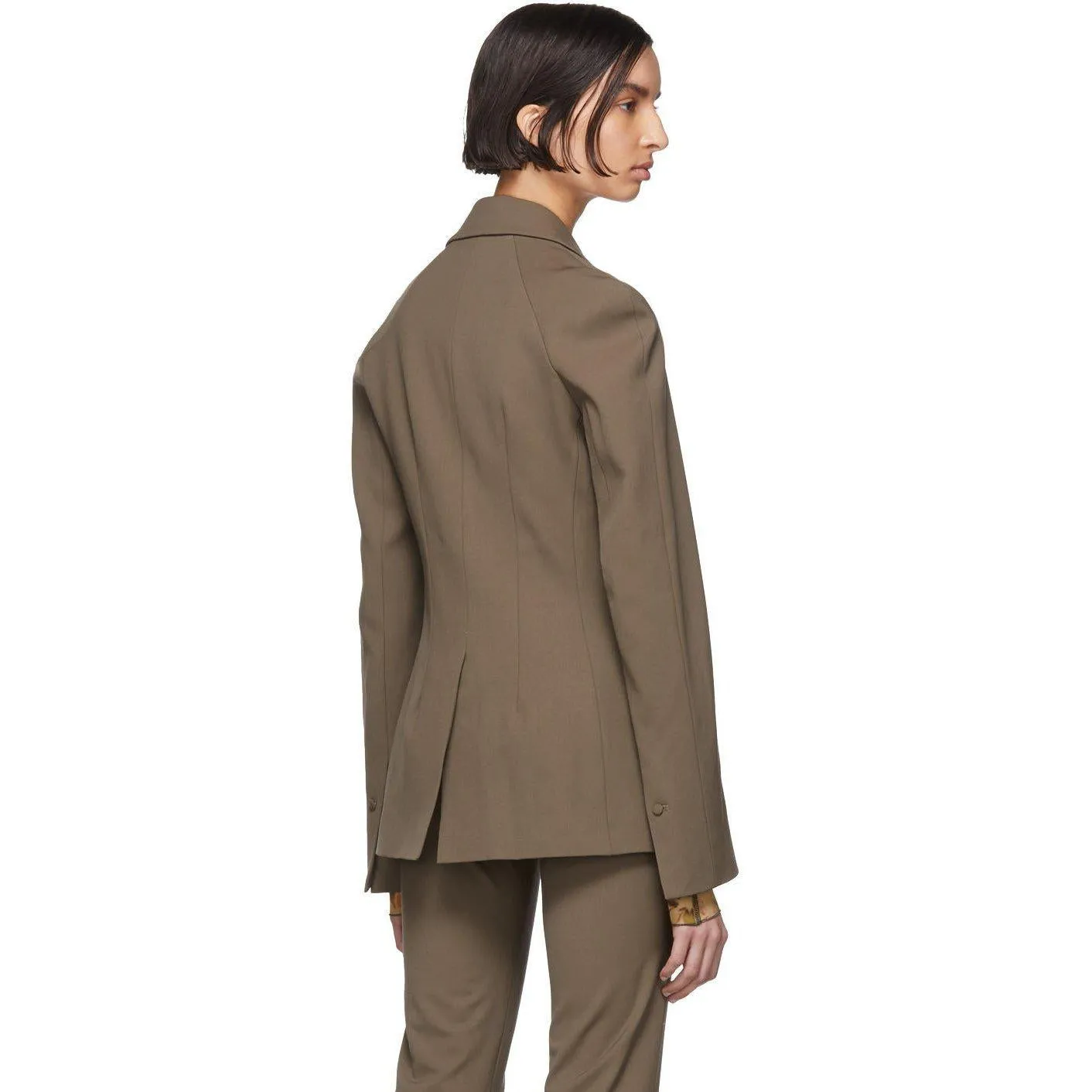 KNWLS Grey Wool Exos Blazer