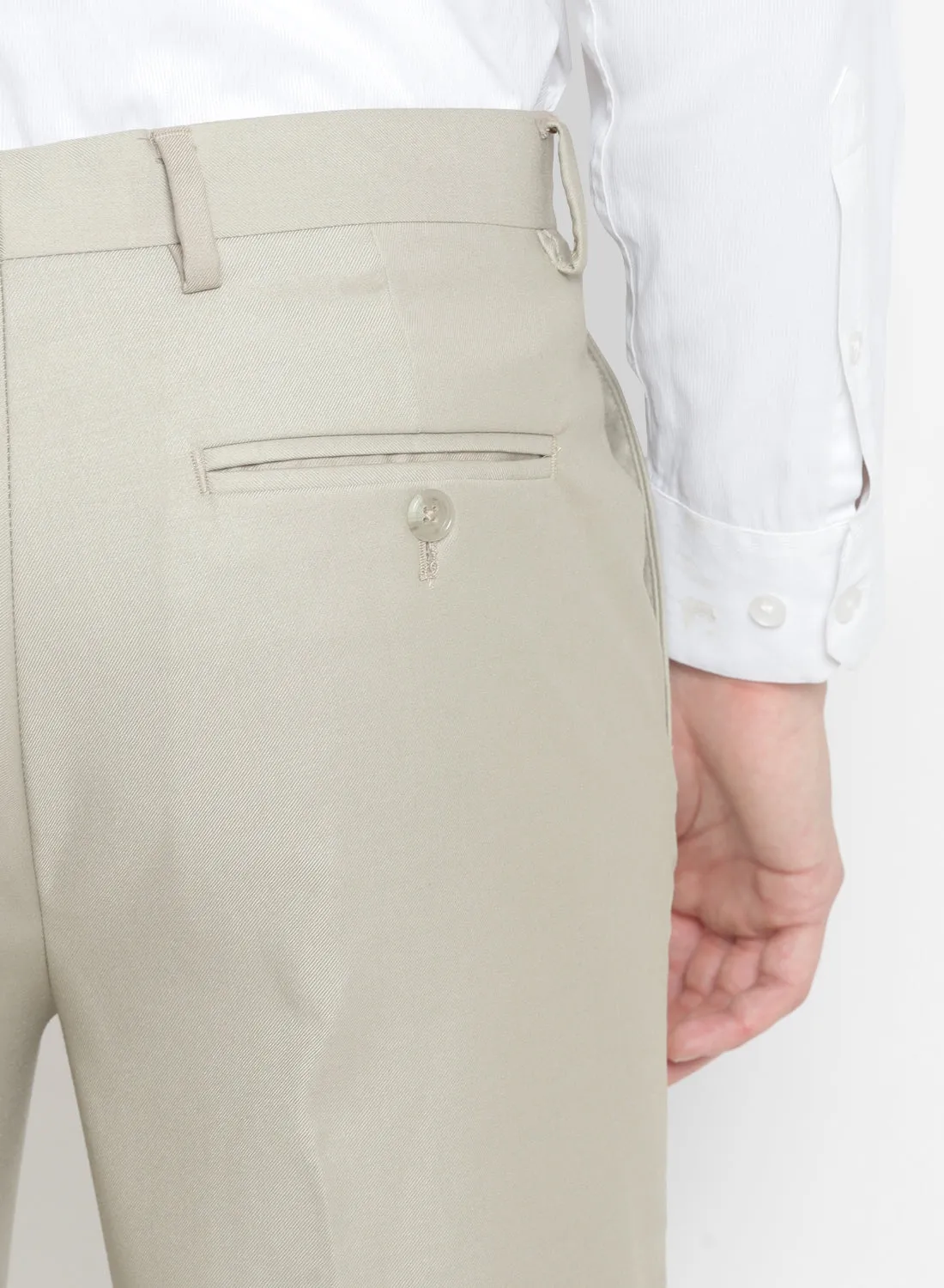 Light Beige Smart Trouser