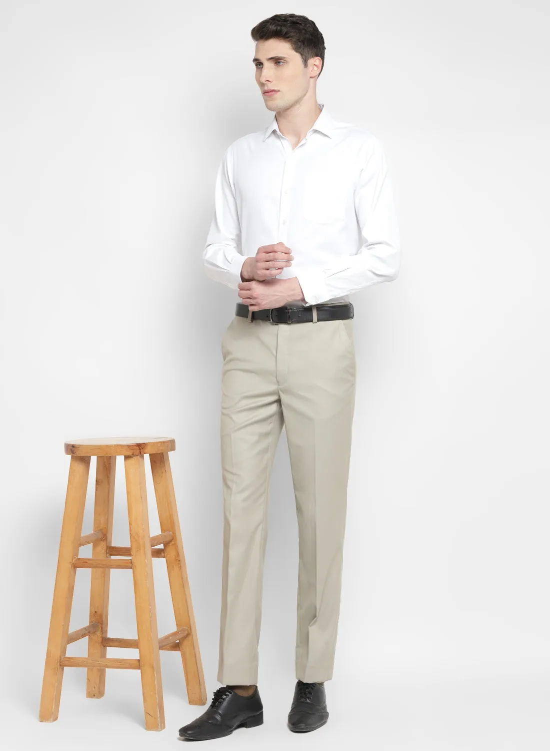 Light Beige Smart Trouser