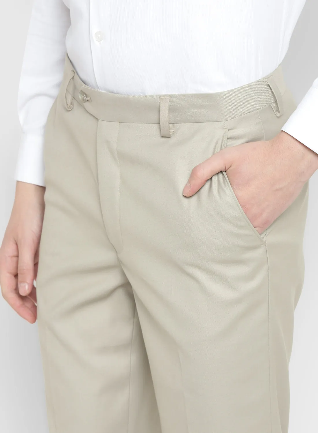 Light Beige Smart Trouser