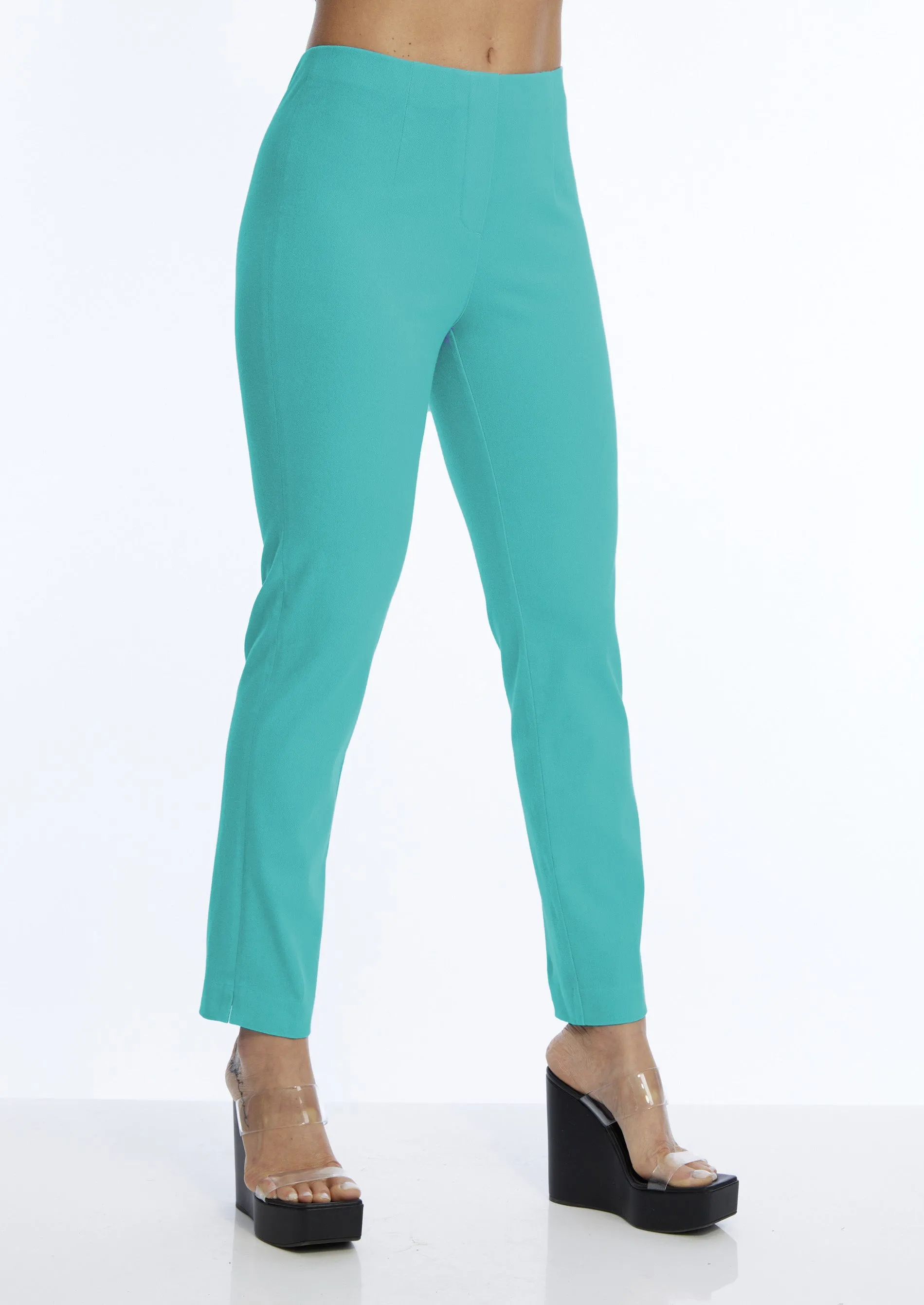 LIOR Women's Tapered Ankle Pant In Twill Denim - "Sasha"
