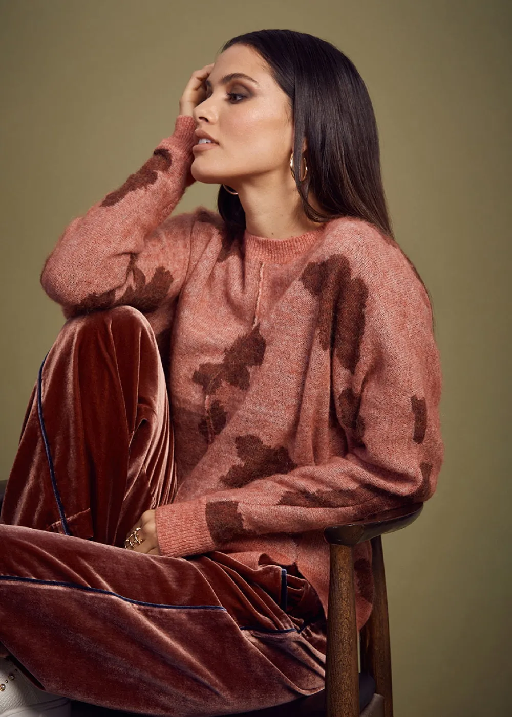 Loobies Story Riley Sweater - Necatarine