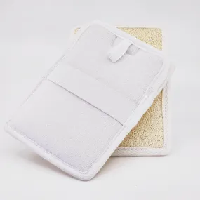 Loofah & Terry Cloth Body Scrubber and Soap Pouch