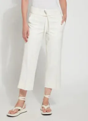 Lysse Hallie Twill Wide Leg Crop Pant