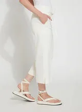 Lysse Hallie Twill Wide Leg Crop Pant