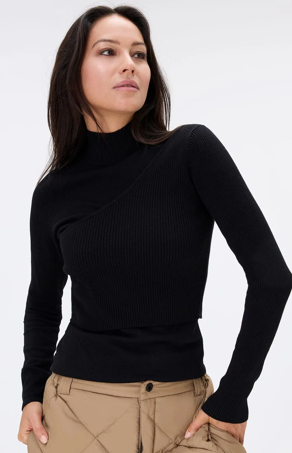 Marie Ski Sweater | Black