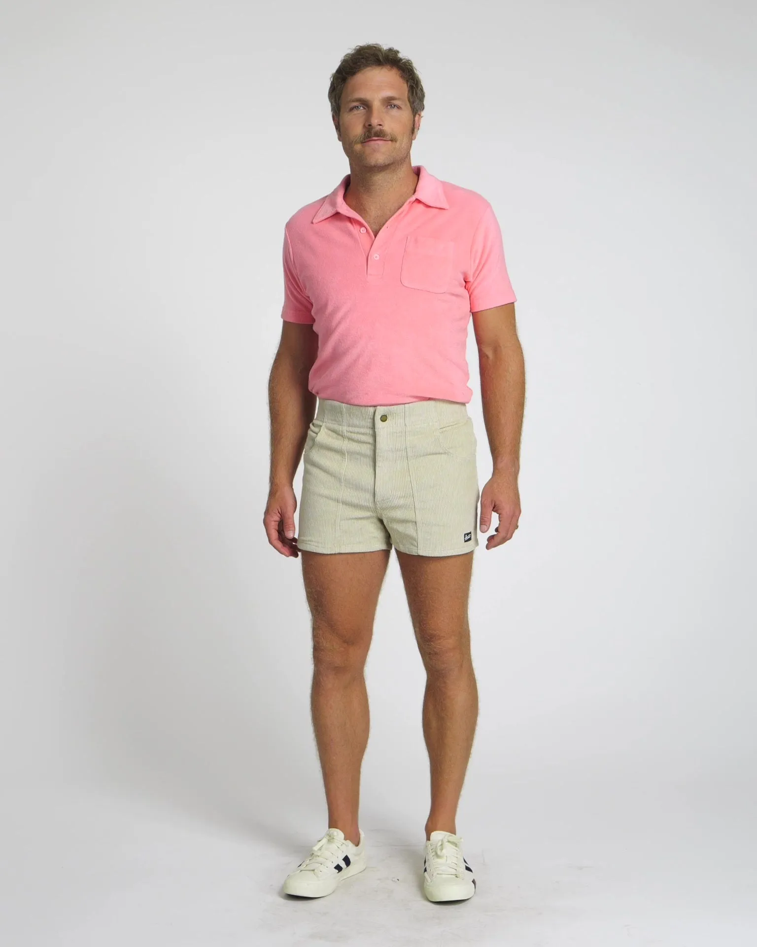 Men's Terry Polo (Watermelon)