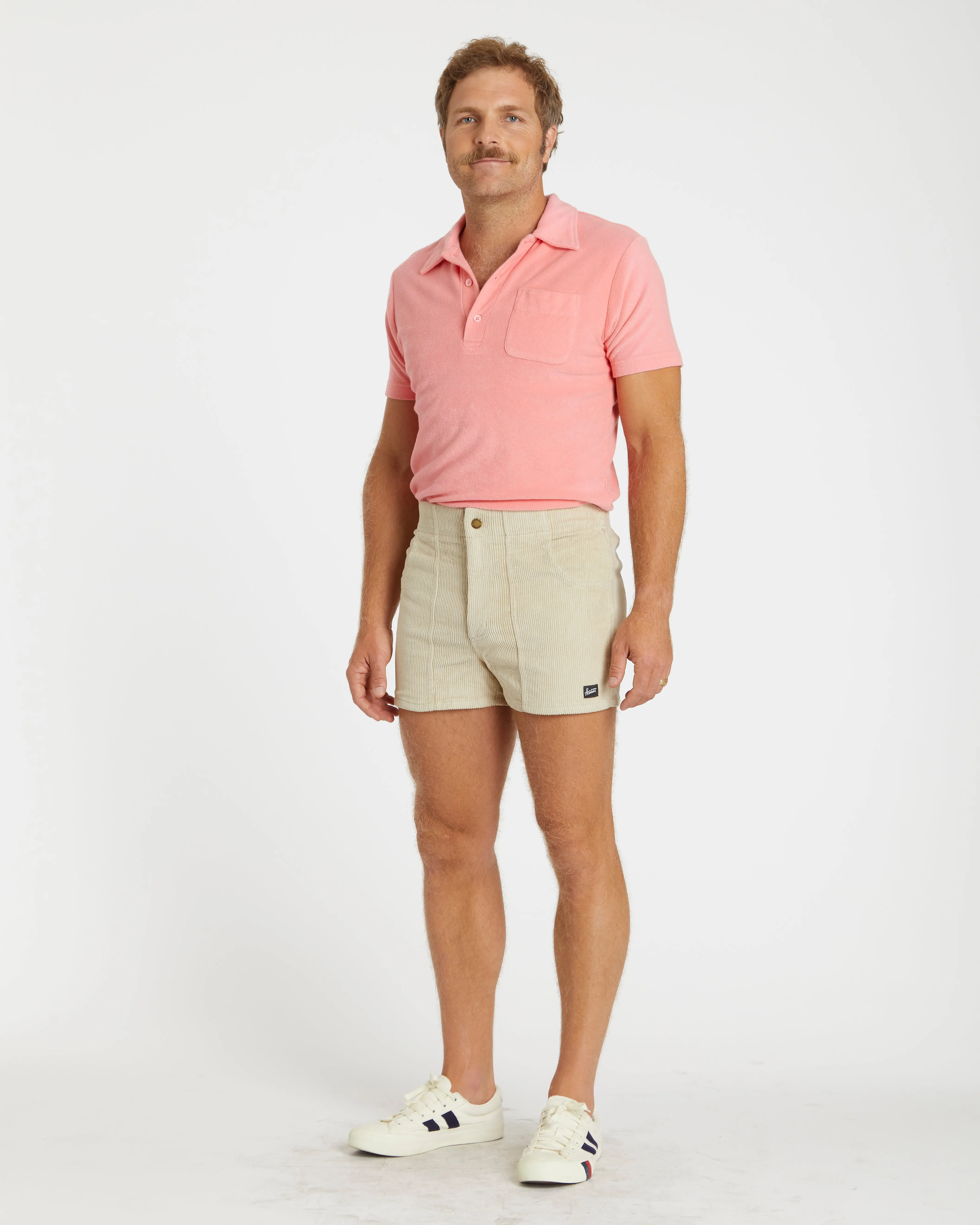 Men's Terry Polo (Watermelon)