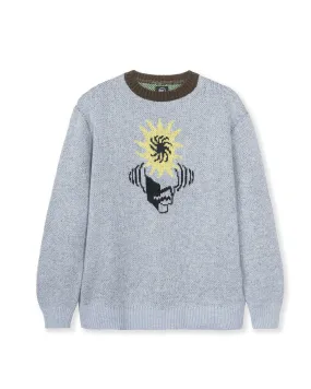 Mondo Knit Crewneck Sweater - Teal
