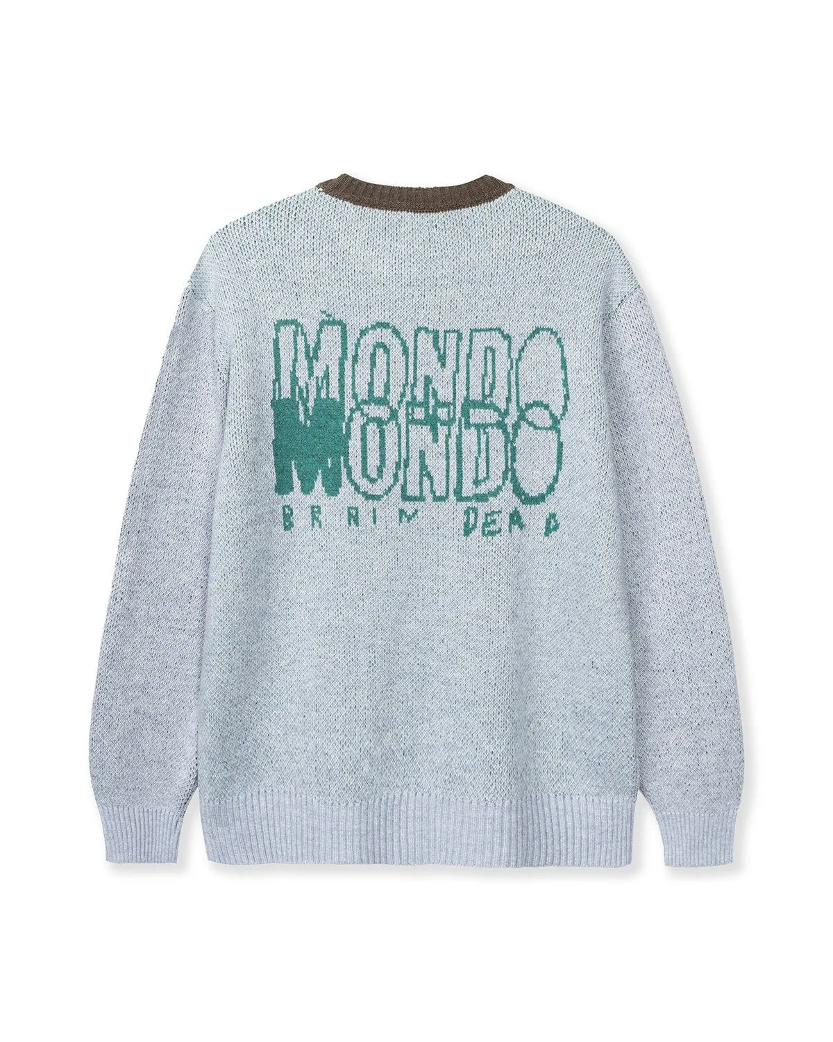 Mondo Knit Crewneck Sweater - Teal