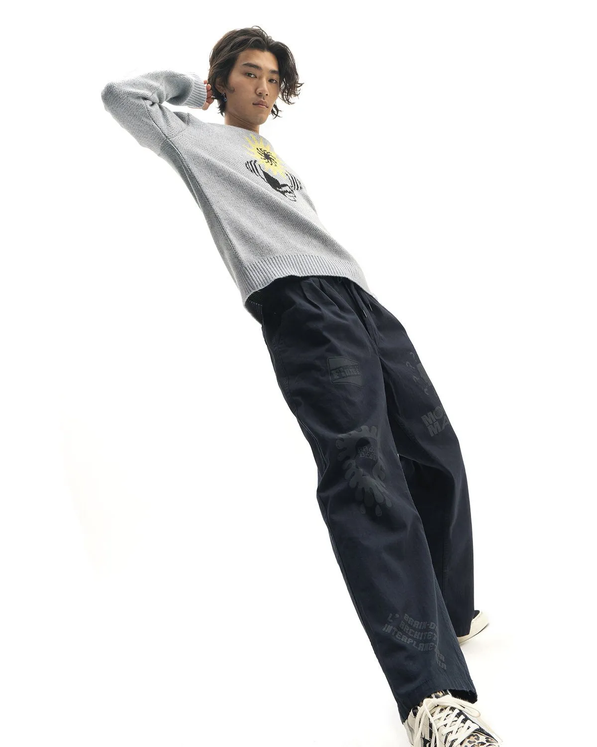 Mondo Knit Crewneck Sweater - Teal