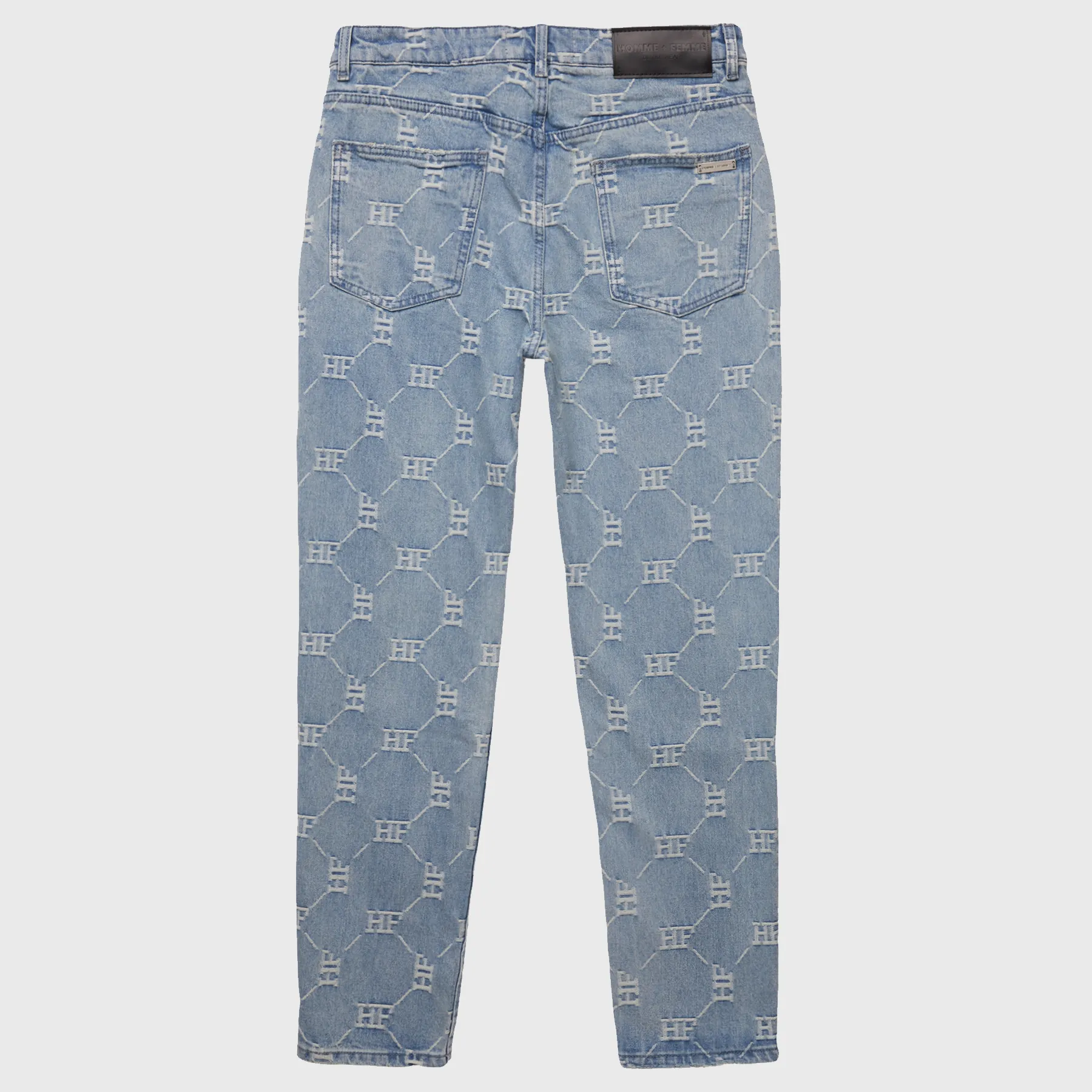 Monogram Denim Pant Blue
