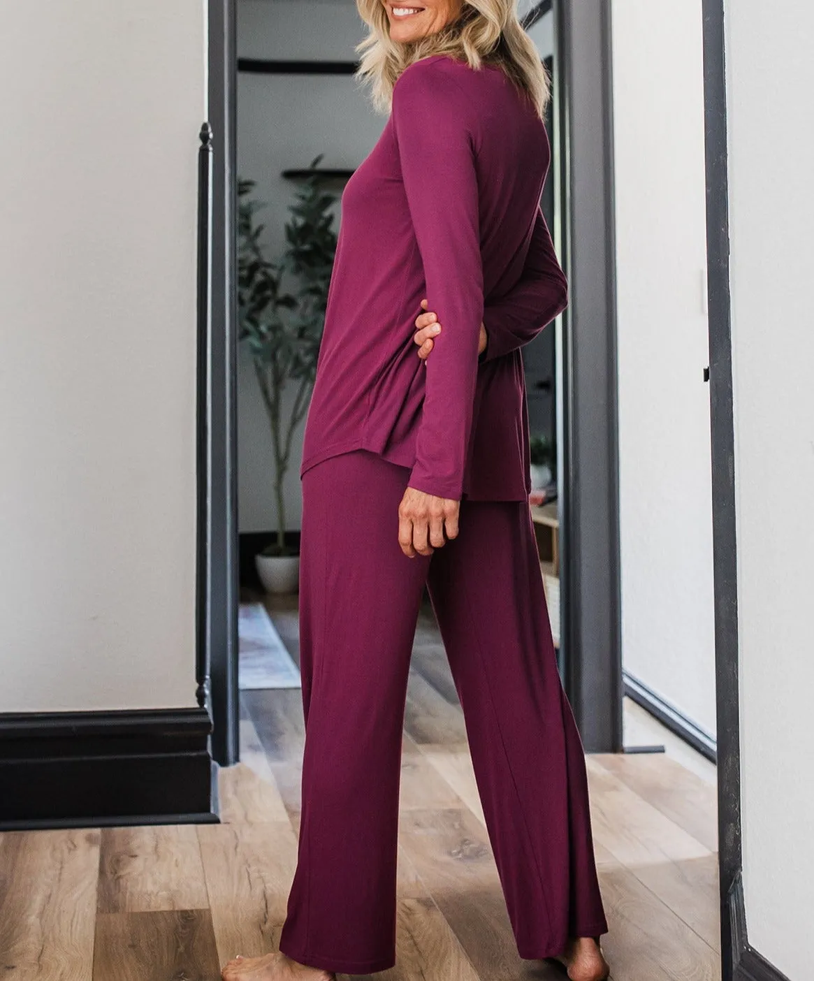 Norah Long Sleeve Bamboo Pajama Set