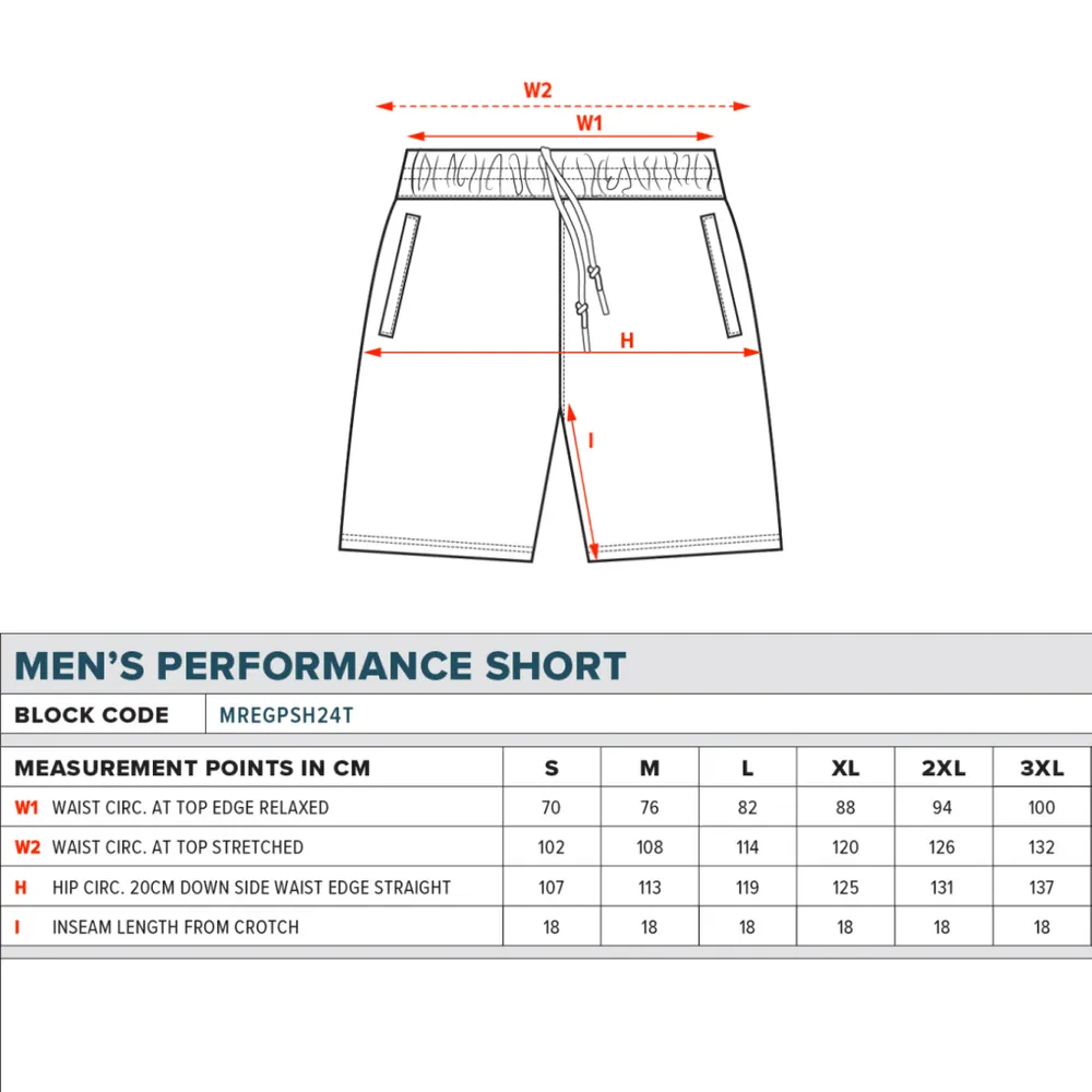 NRL Panel Performance Shorts - Newcastle Knights - Supporter - Adult - Mens