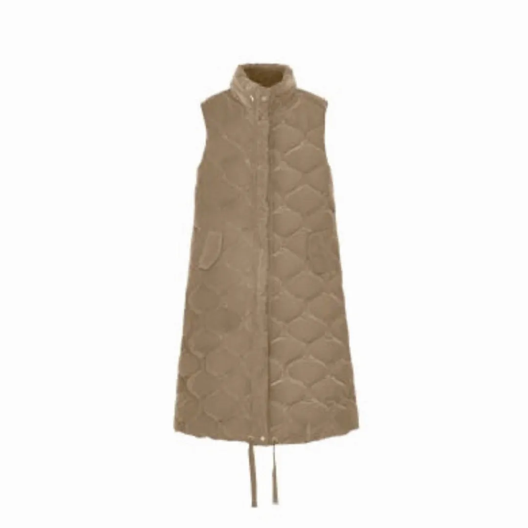Obrika Hooded Vest - Sand Beige