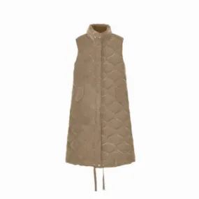 Obrika Hooded Vest - Sand Beige