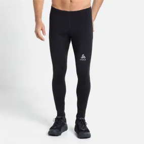Odlo Element Men's Running Tights Warm Sport Leggings with Pocket - Black