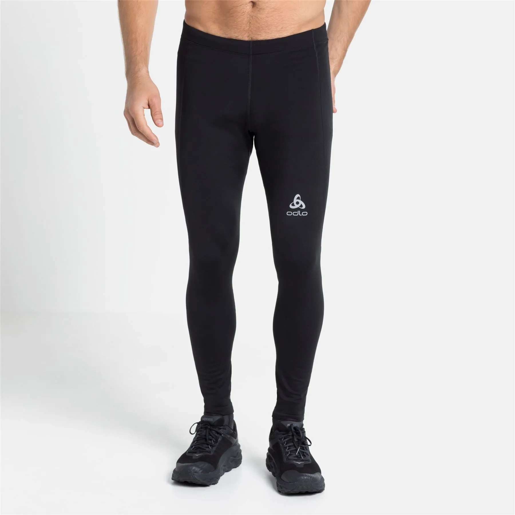 Odlo Element Men's Running Tights Warm Sport Leggings with Pocket - Black