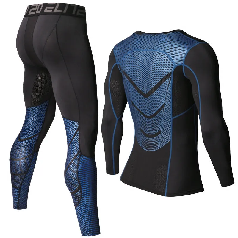 Oss Pro Combat EVO.2 Serie Compression Rash Guard Top plus Pants Bundle
