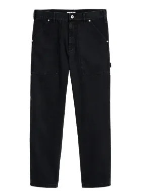 Painter Pant in Recycled Denim- Washed Black