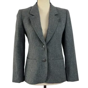Pendleton Single Breasted Gray Wool Blazer Size 4 Petite