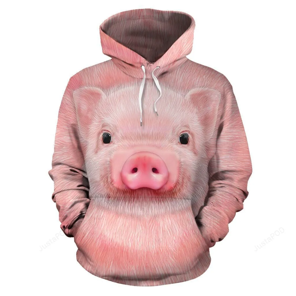 Pig 3D All Over Printed Hoodie