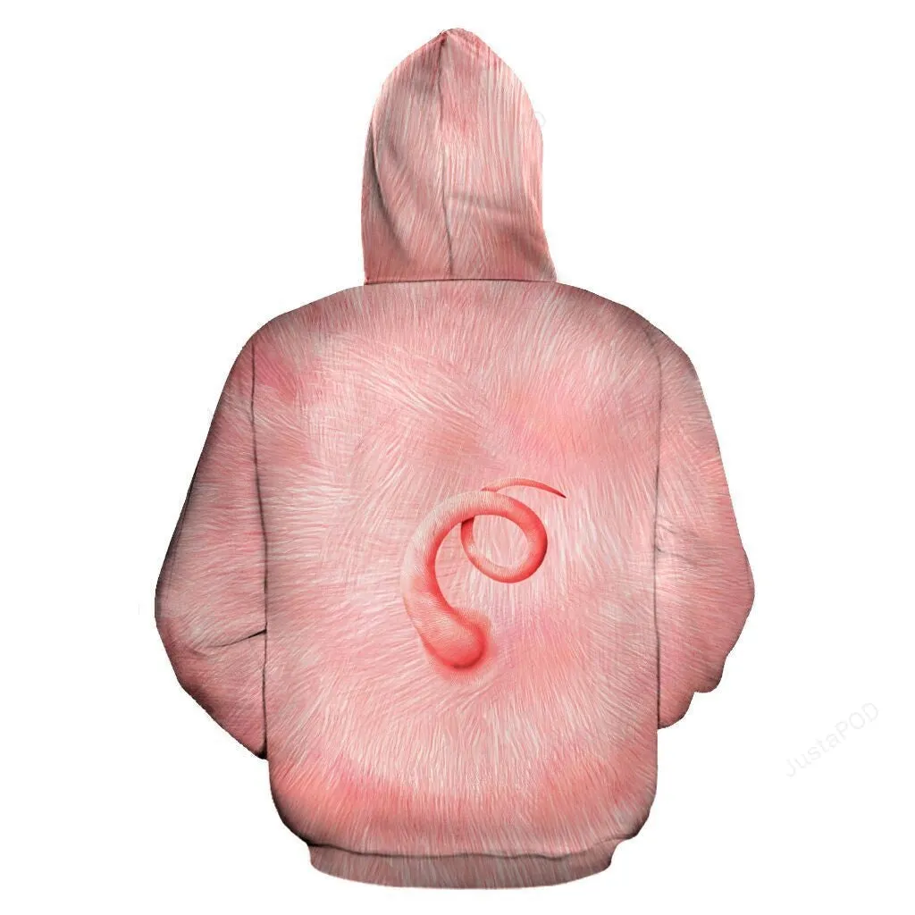 Pig 3D All Over Printed Hoodie