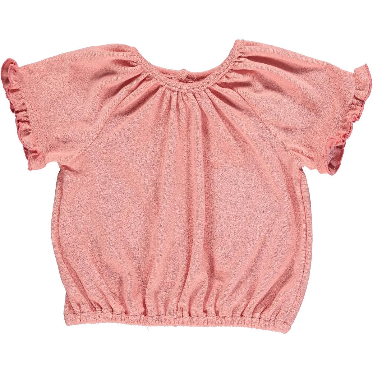 Pink Coral Terry Cloth Short Set