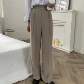 Pleated High Waist Double Button Trouser( BUY 3 GET 15% OFF USE CODE: COMBO15 )