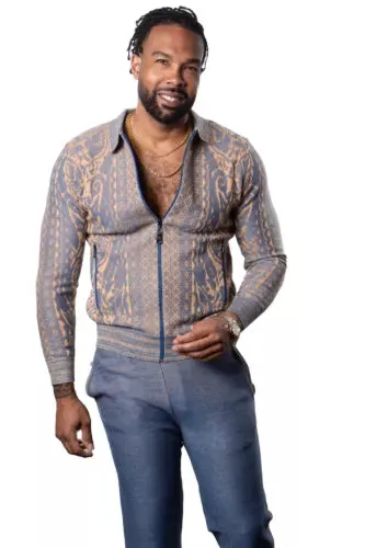 Precipitous Jacquard Pantsuit