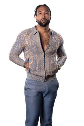 Precipitous Jacquard Pantsuit