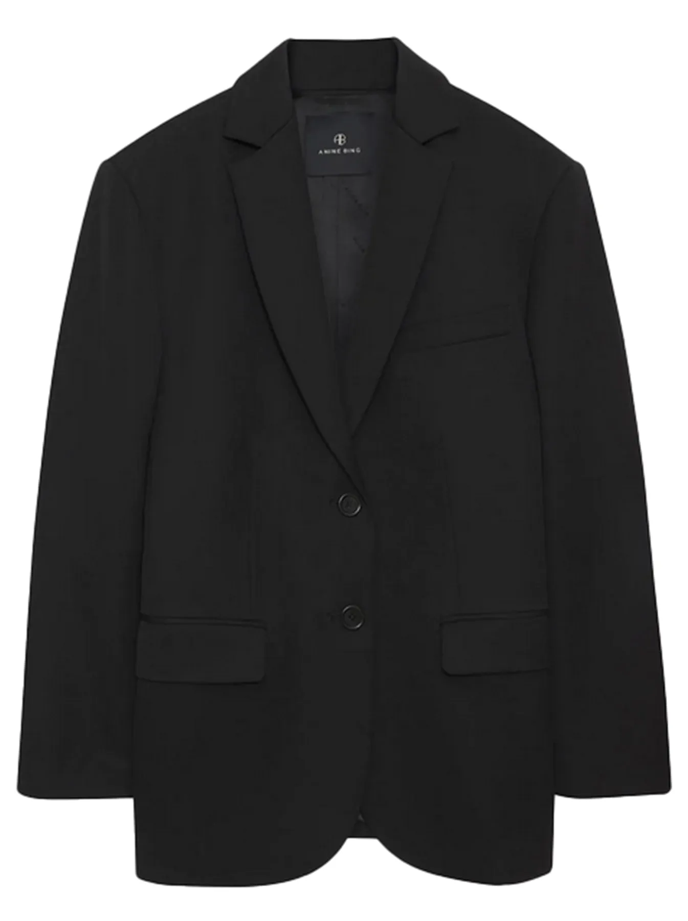 Quinn Wool Blazer - Black