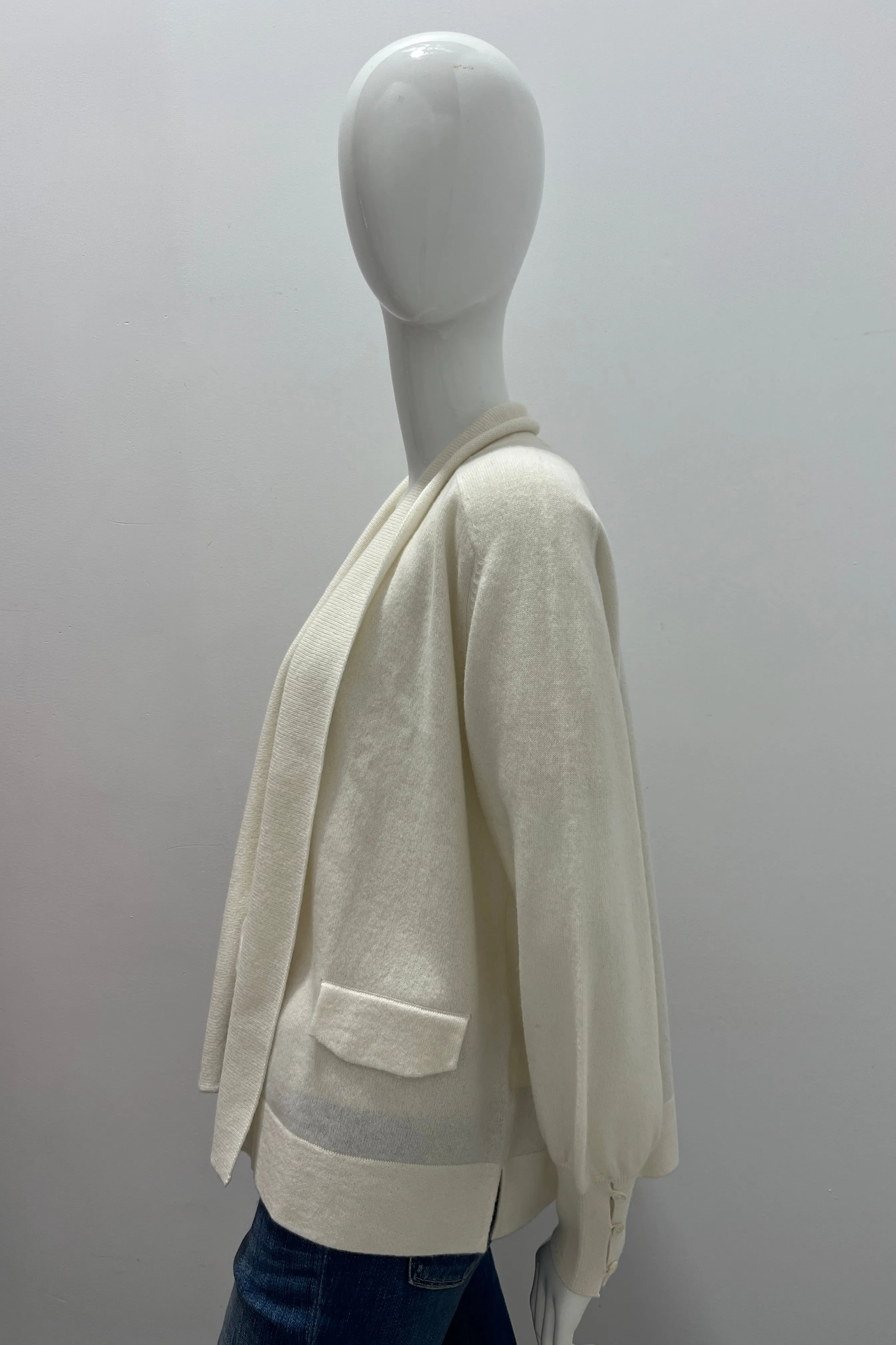 Repeat 100% Cashmere Knitted Cardigan