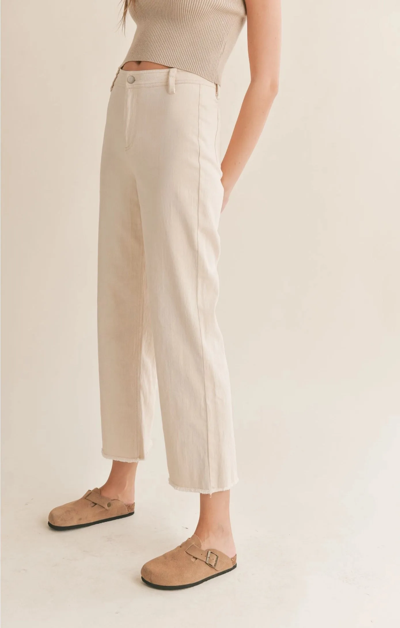 Sadie & Sage Clear Eyes Wide Leg Denim Pant