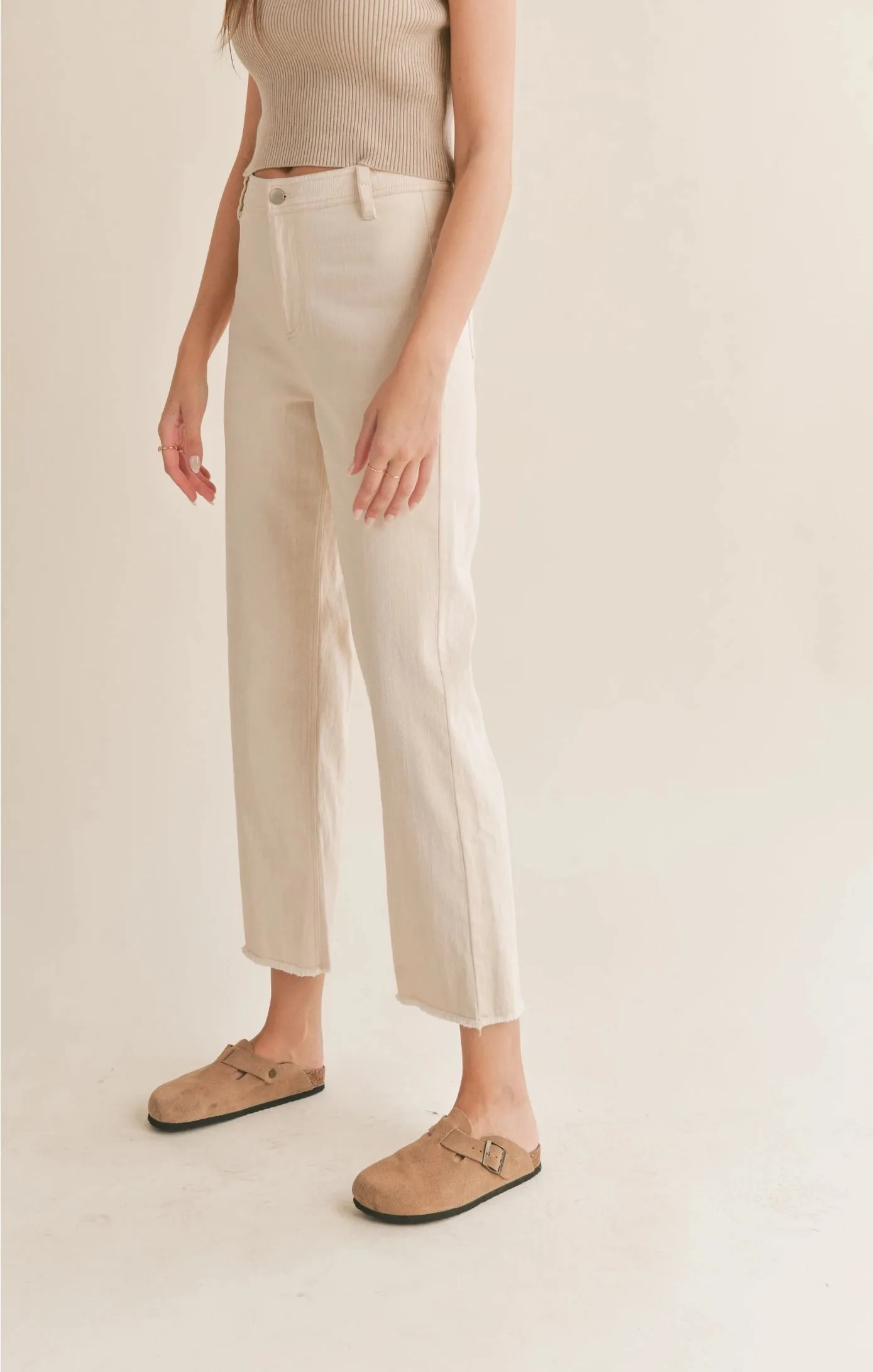 Sadie & Sage Clear Eyes Wide Leg Denim Pant