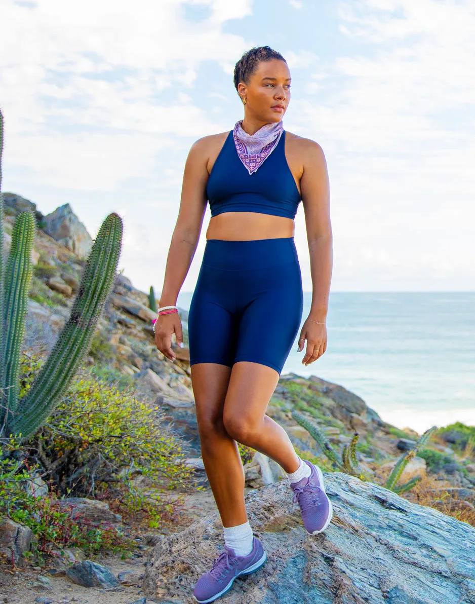 Sanitas Compression Top: Navy