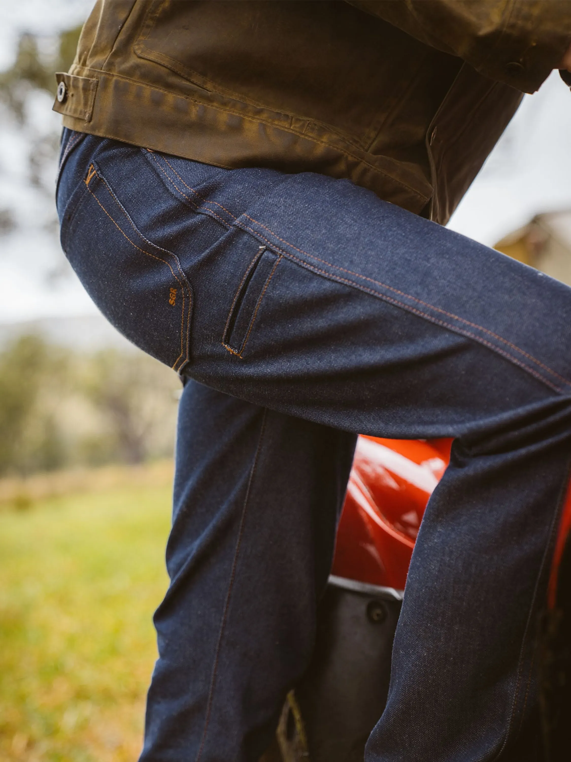 Seager Autry Jean - Raw Indigo