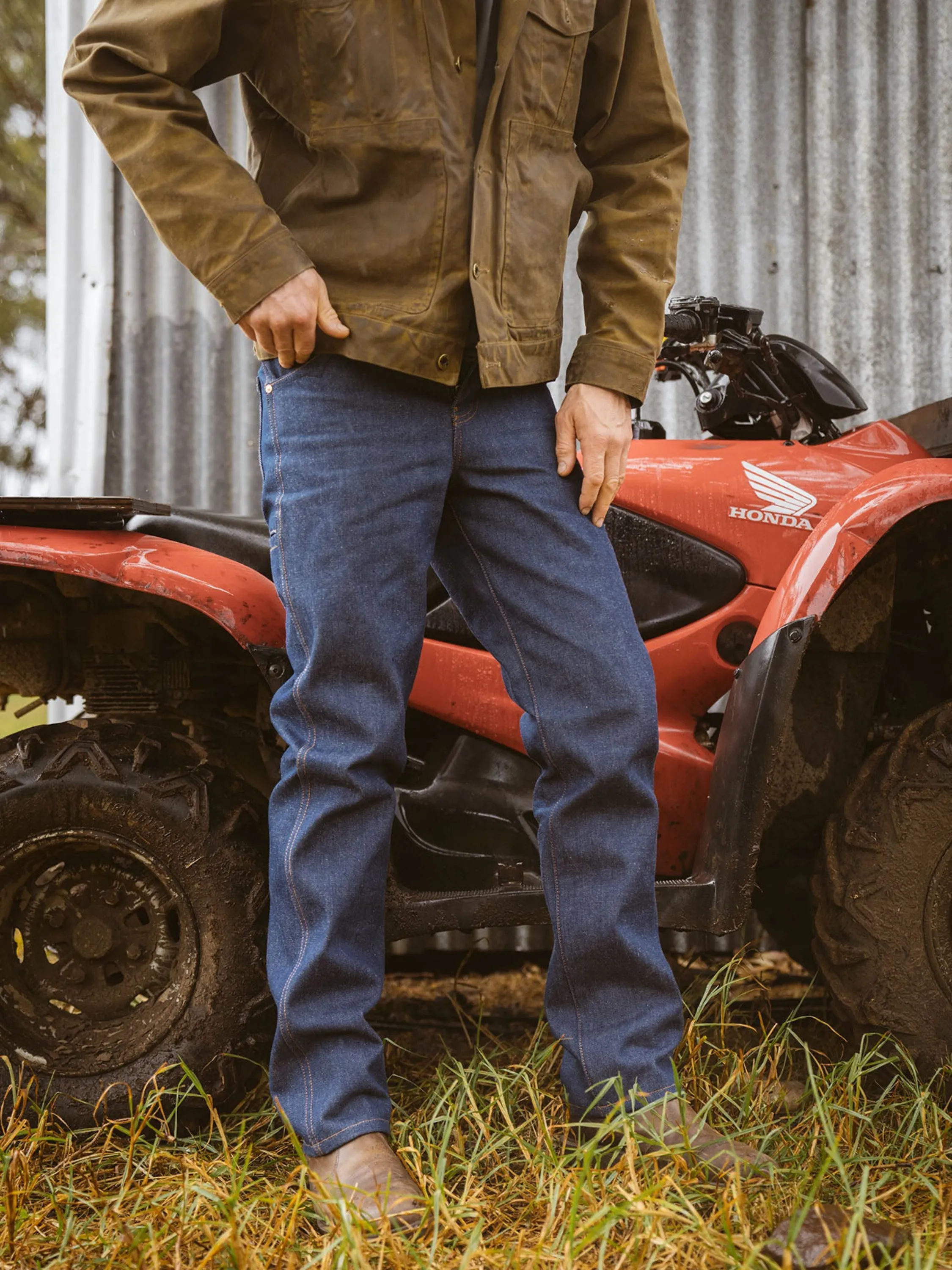 Seager Autry Jean - Raw Indigo