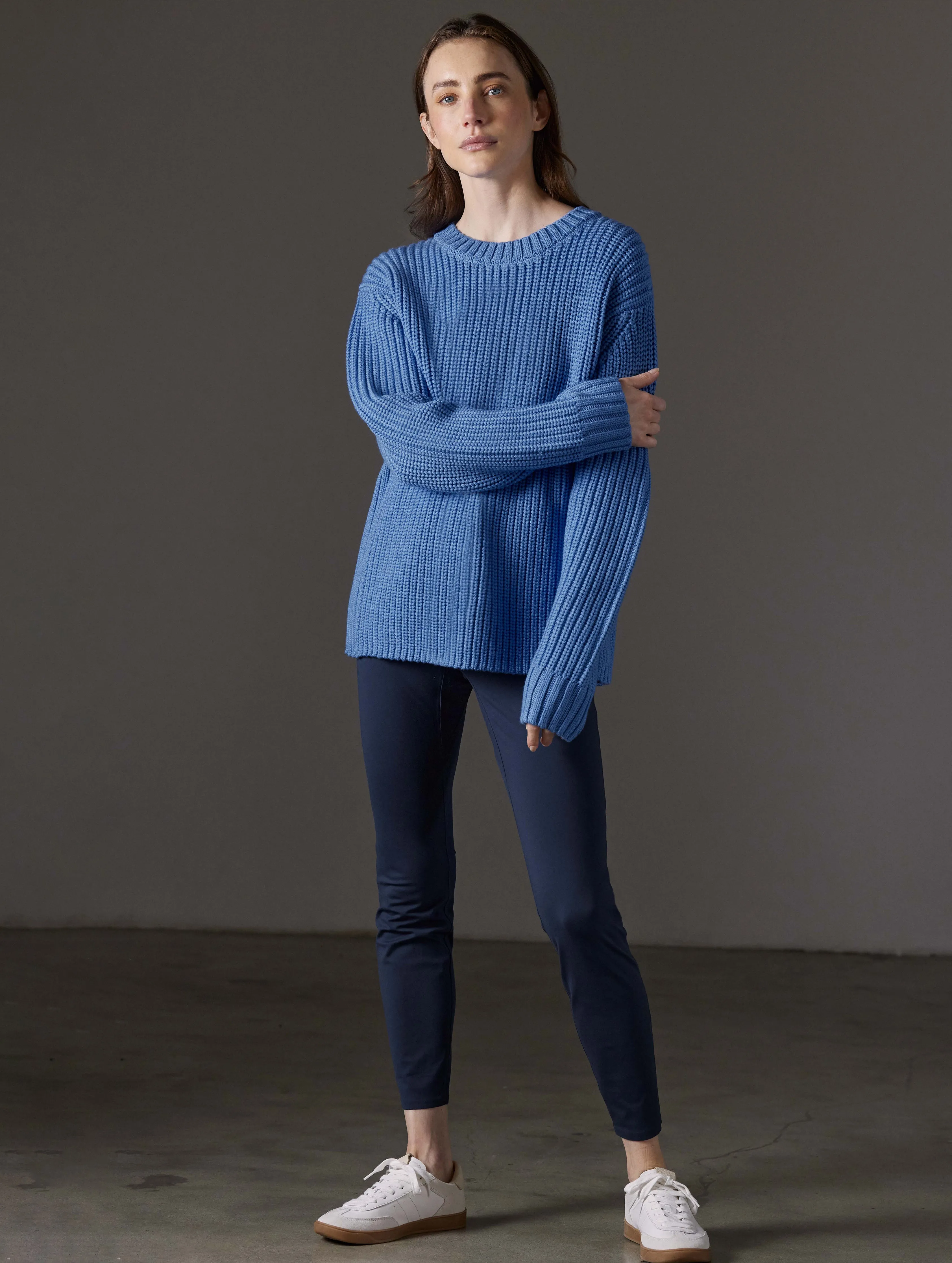 Sherwood Crewneck Sweater - Lavender Blue