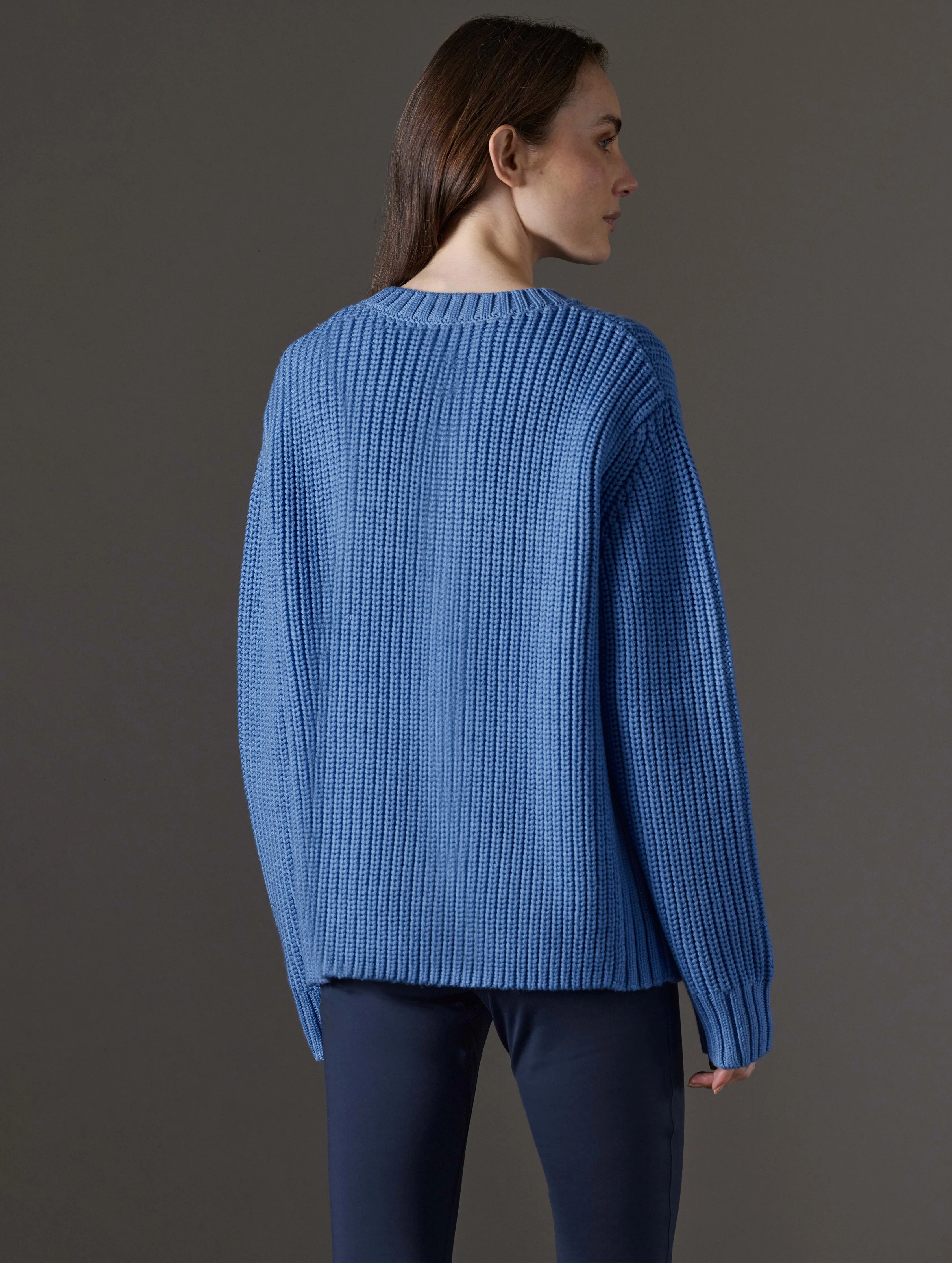 Sherwood Crewneck Sweater - Lavender Blue